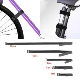 10 Pieces Bike Wheel Stabilizer Straps Nylon Fasten Band Luggage  Cable ransport Storage Organizer tie Belts