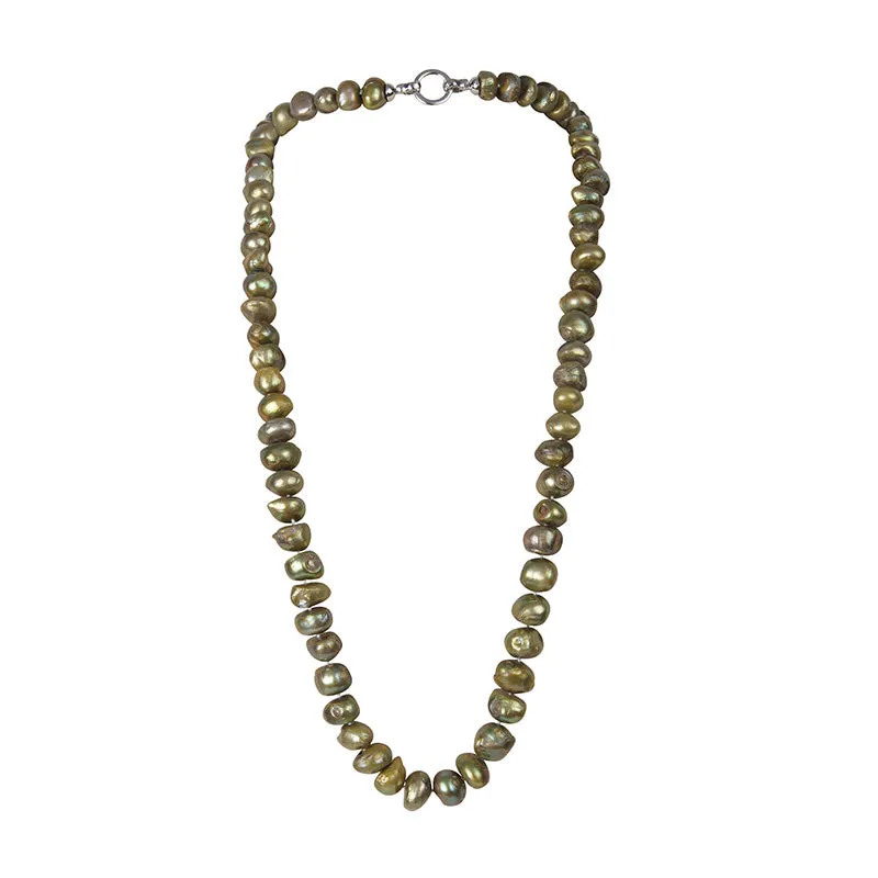 103-05 | PISTACHIO 34" BAM BAM NECKLACE