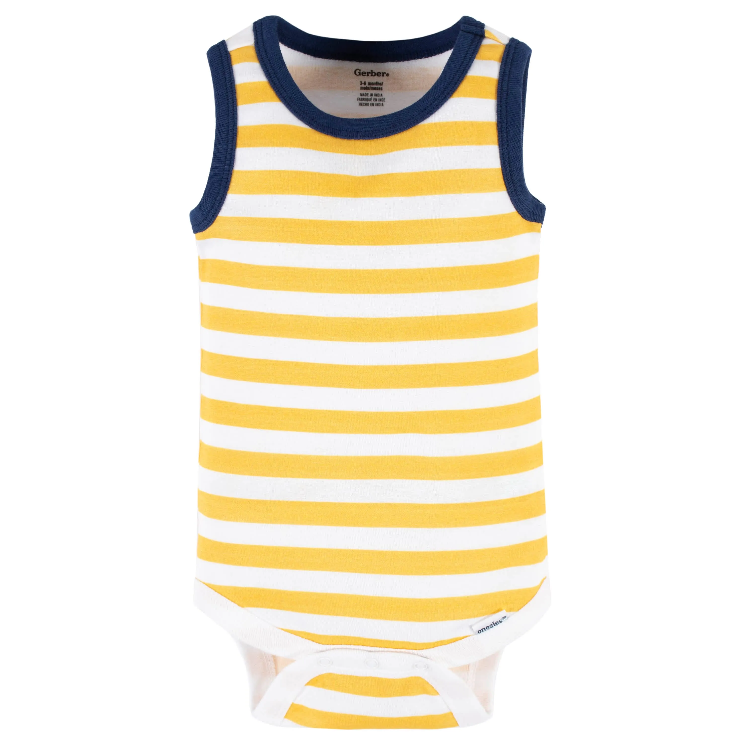 4-Pack Baby Boys Big Digger Tank Onesies® Bodysuits