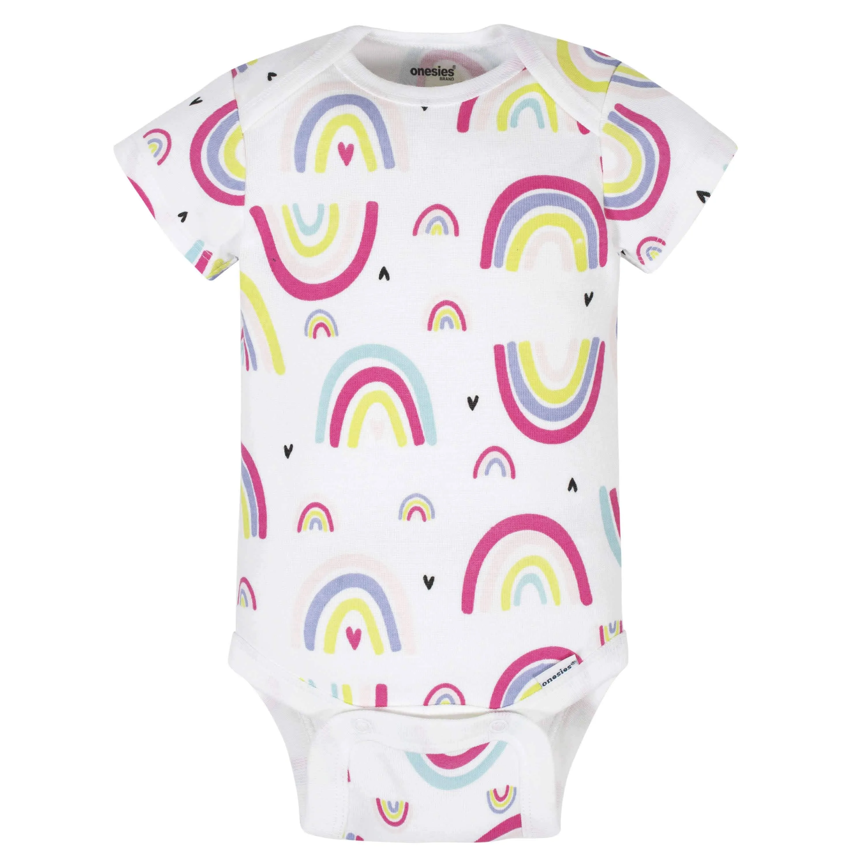 8-Pack Baby Girls Unicorns Onesies® Brand Bodysuits