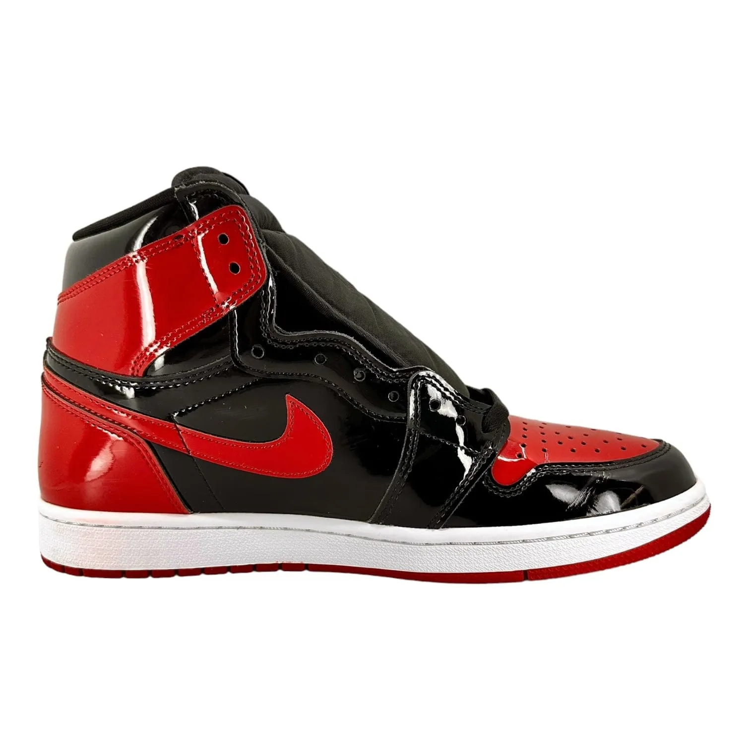 Air Jordan 1 Retro High OG Bred Patent Pre-Owned