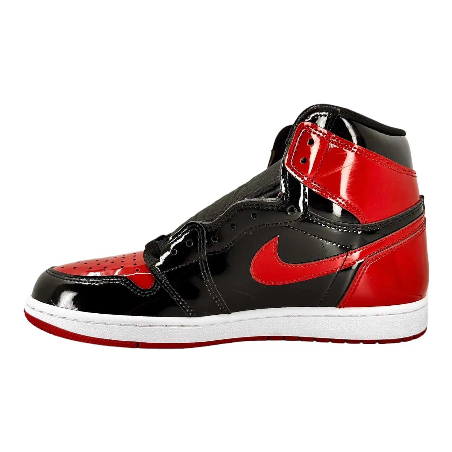 Air Jordan 1 Retro High OG Bred Patent Pre-Owned