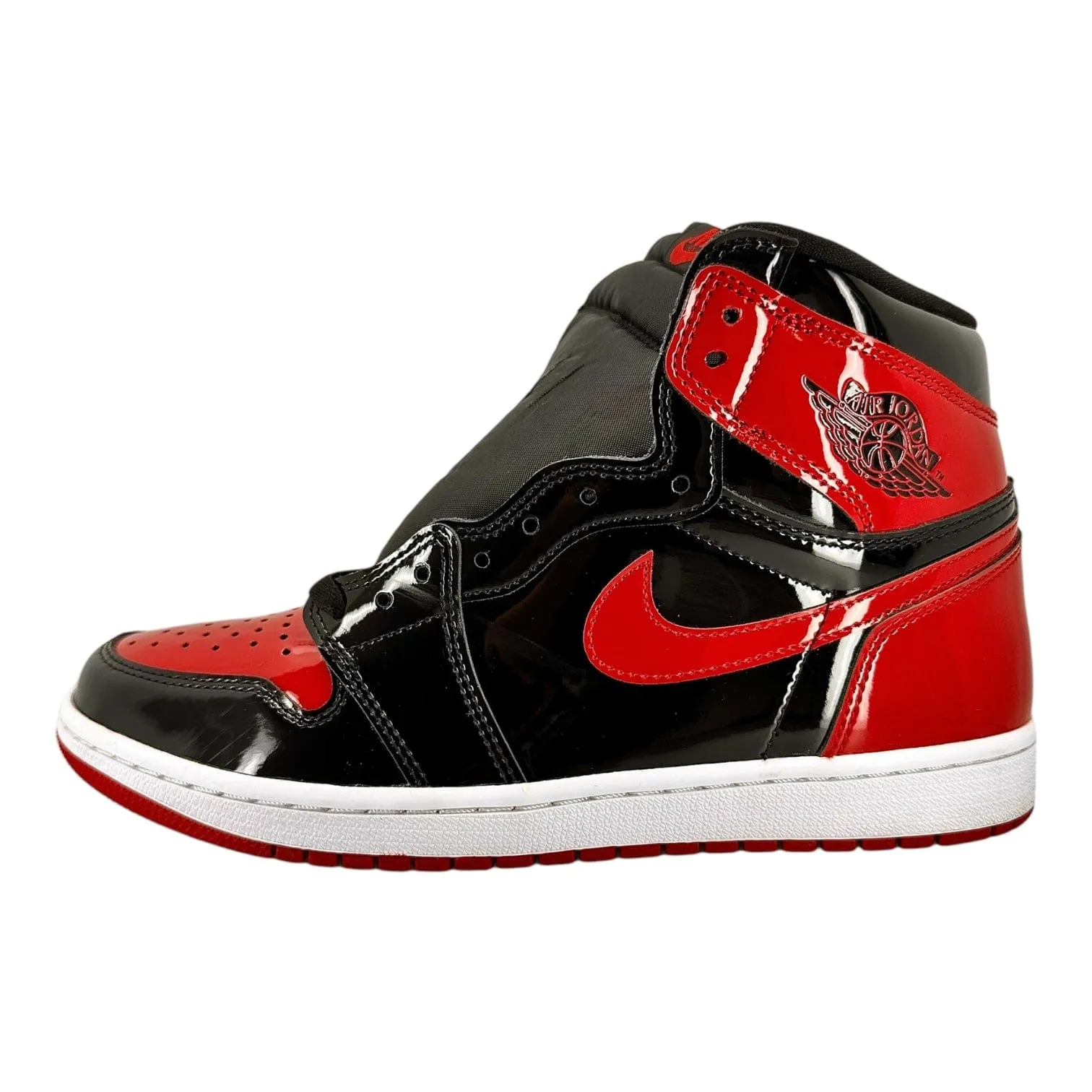 Air Jordan 1 Retro High OG Bred Patent Pre-Owned