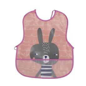 Animal Printed Plastic Feeding Baby Bibs