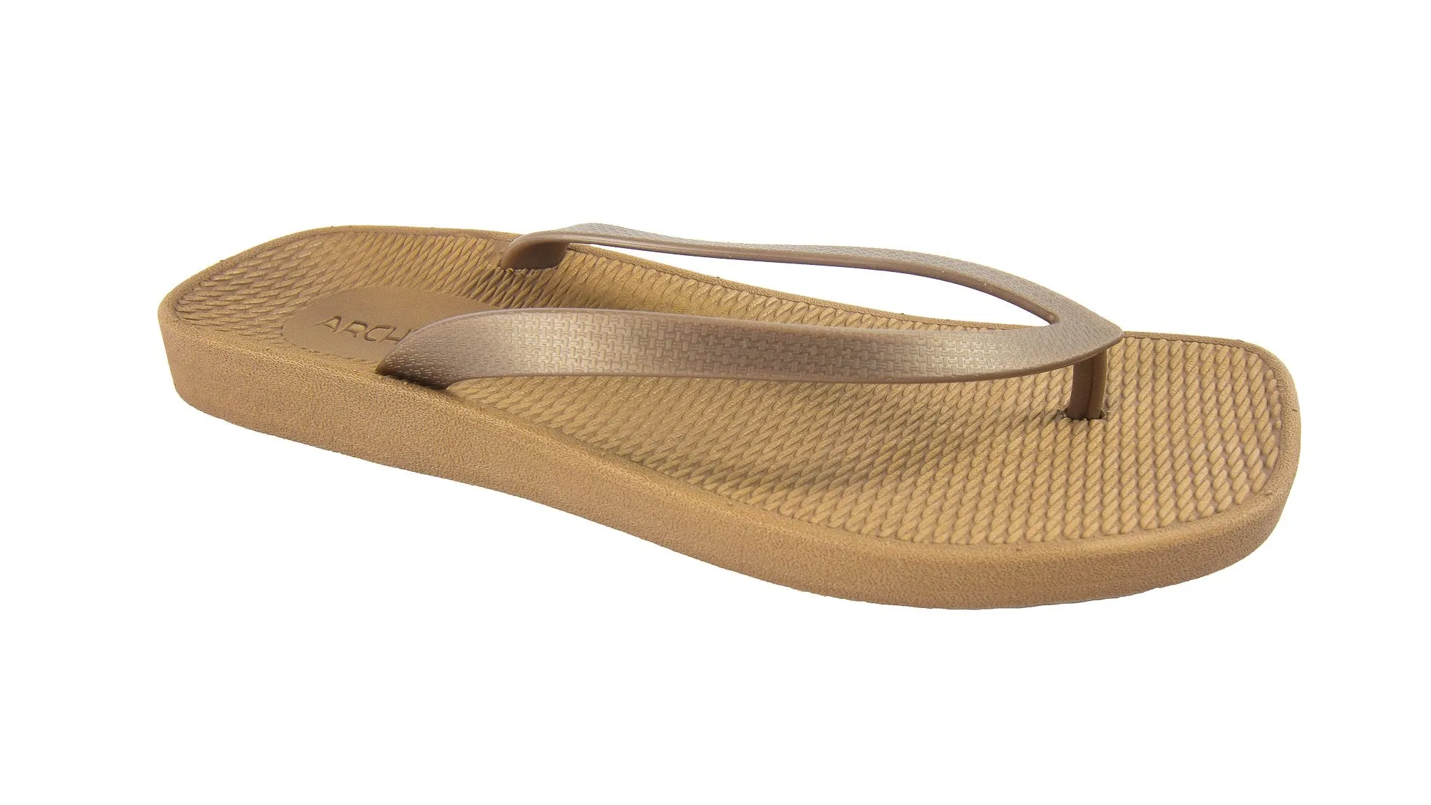 Archline Breeze Orthotic Thongs – Bronze