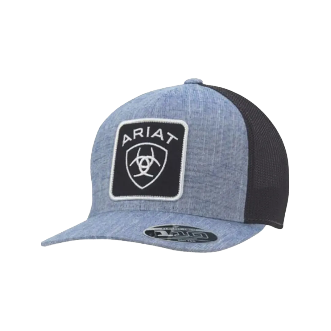 Ariat  Blue Mesh Large Patch Logo Cap