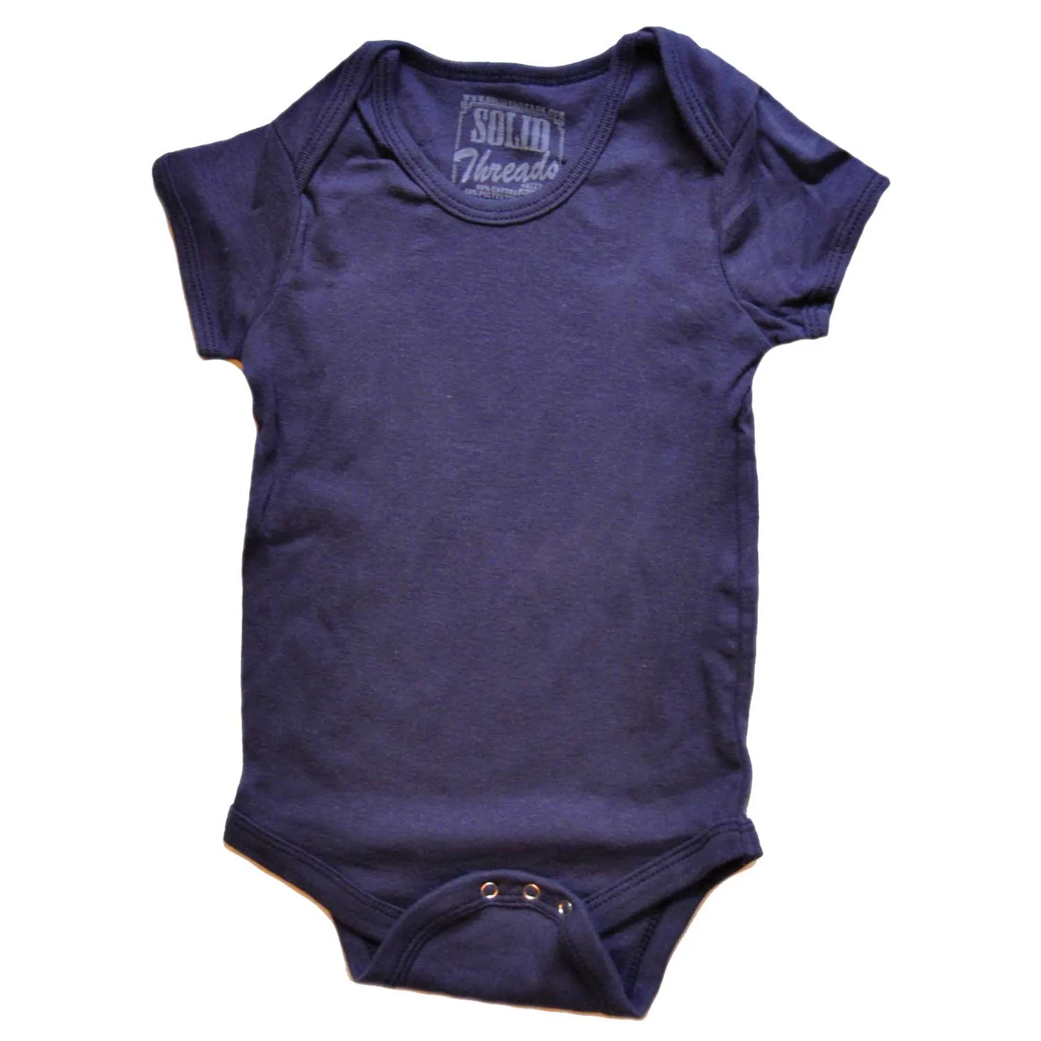 Baby Solid Threads Onesie