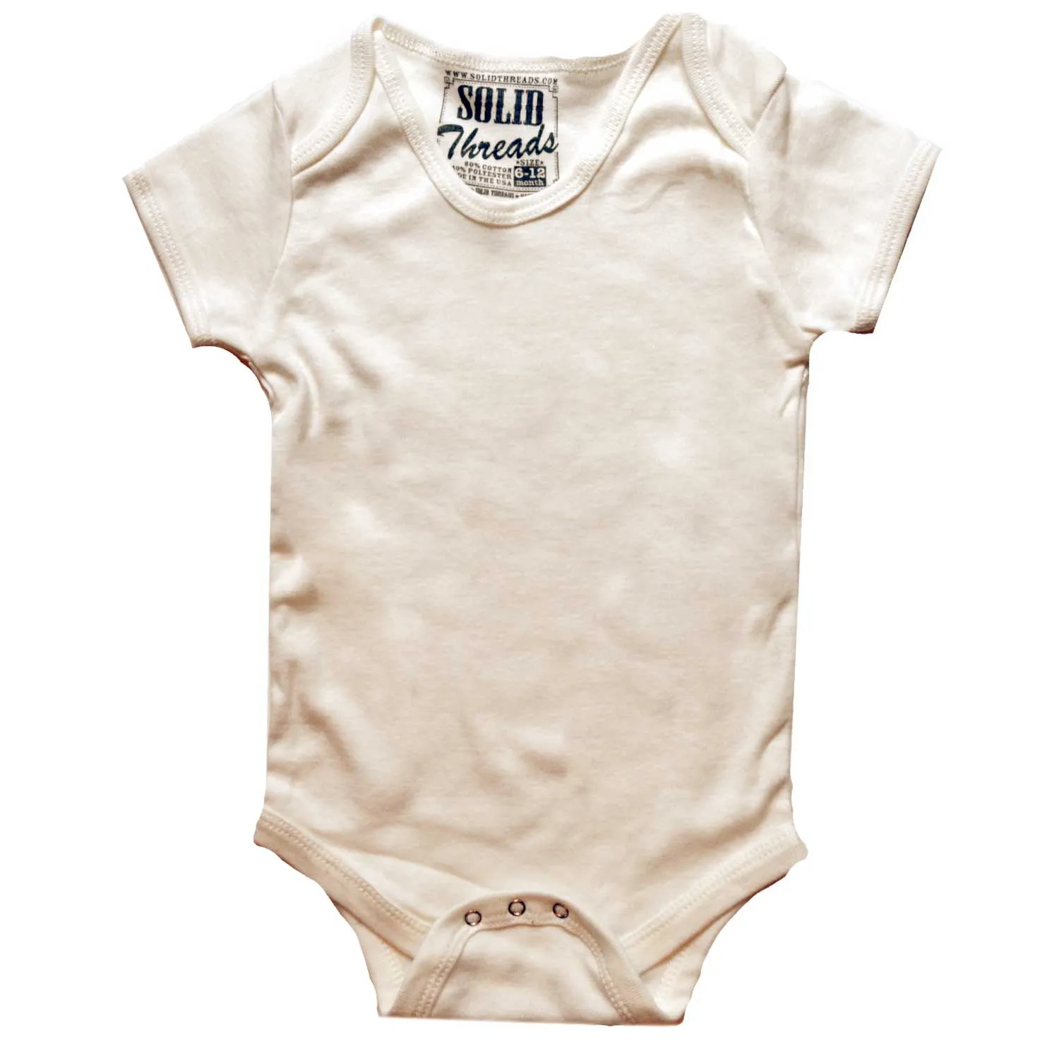 Baby Solid Threads Onesie