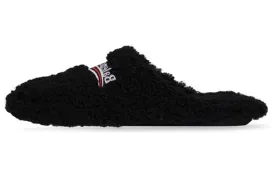 Balenciaga Men's Fur Flip Flops