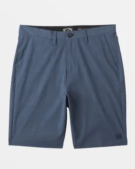 Billabong Crossfire Slub 21" Hybrid Submersible Shorts - SLATE BLUE