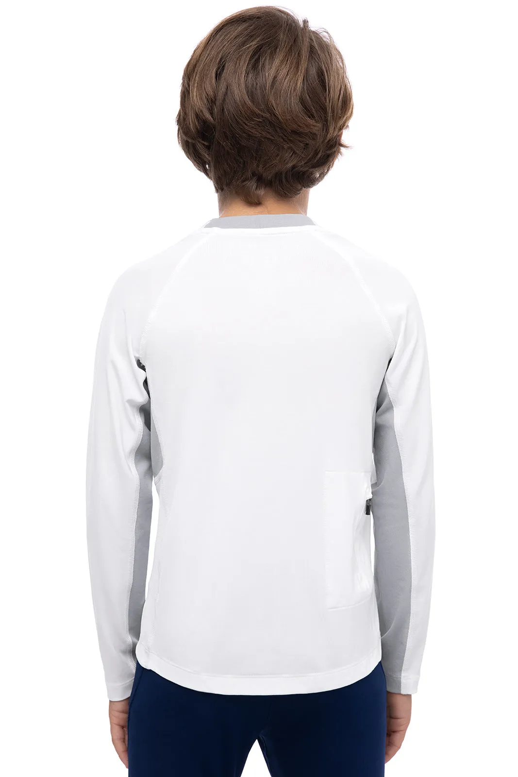 Boy's Ultimate Long Sleeve Rash Guard | White