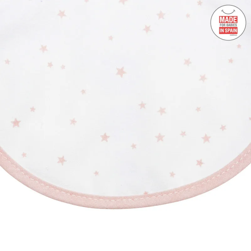 Cambrass Round Bib Velcro Astra Pink/Star