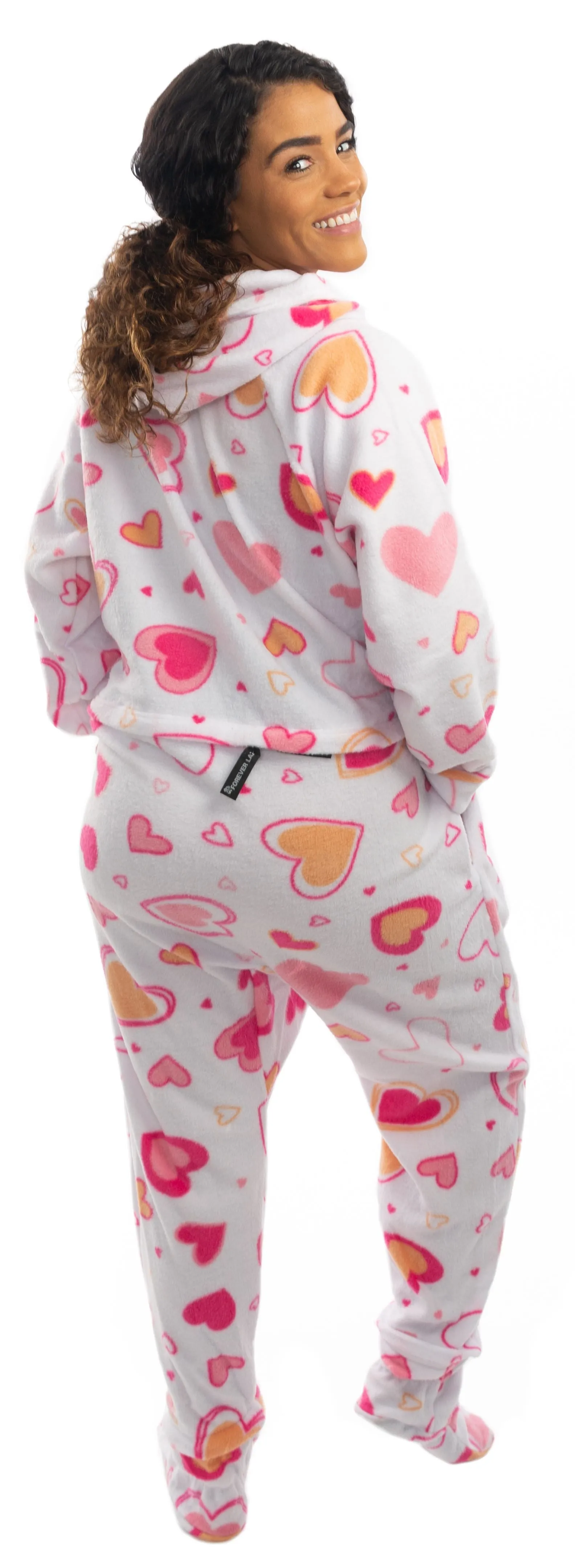 Can't Heartly Move Onesie - Detachable Feet