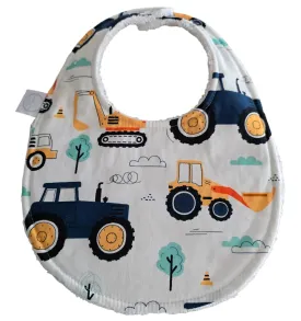 Construction Zone Oval Bib