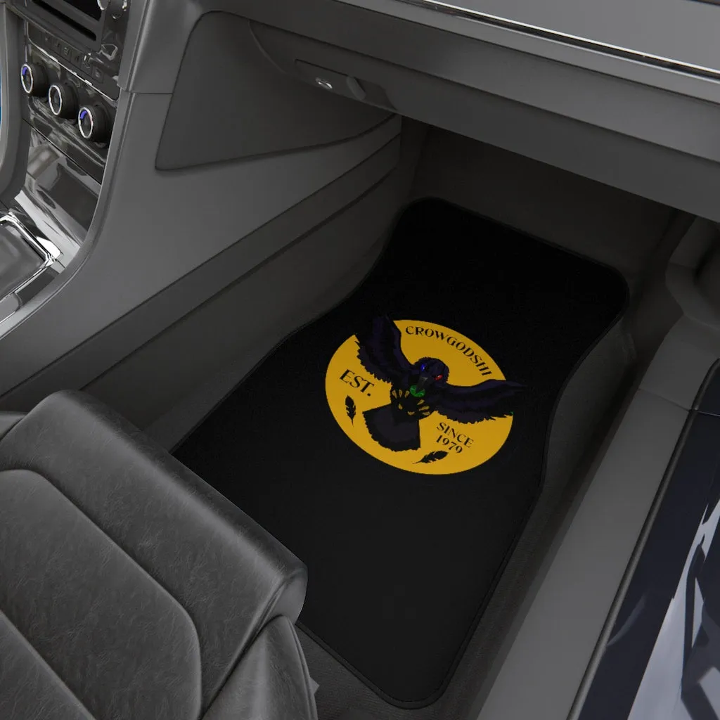 Crowgodshi Car Mats (2x Front), GOLD