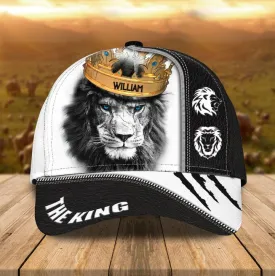 Customized Lion King 3D Baseball Cap Gift for Man, Lion Hats