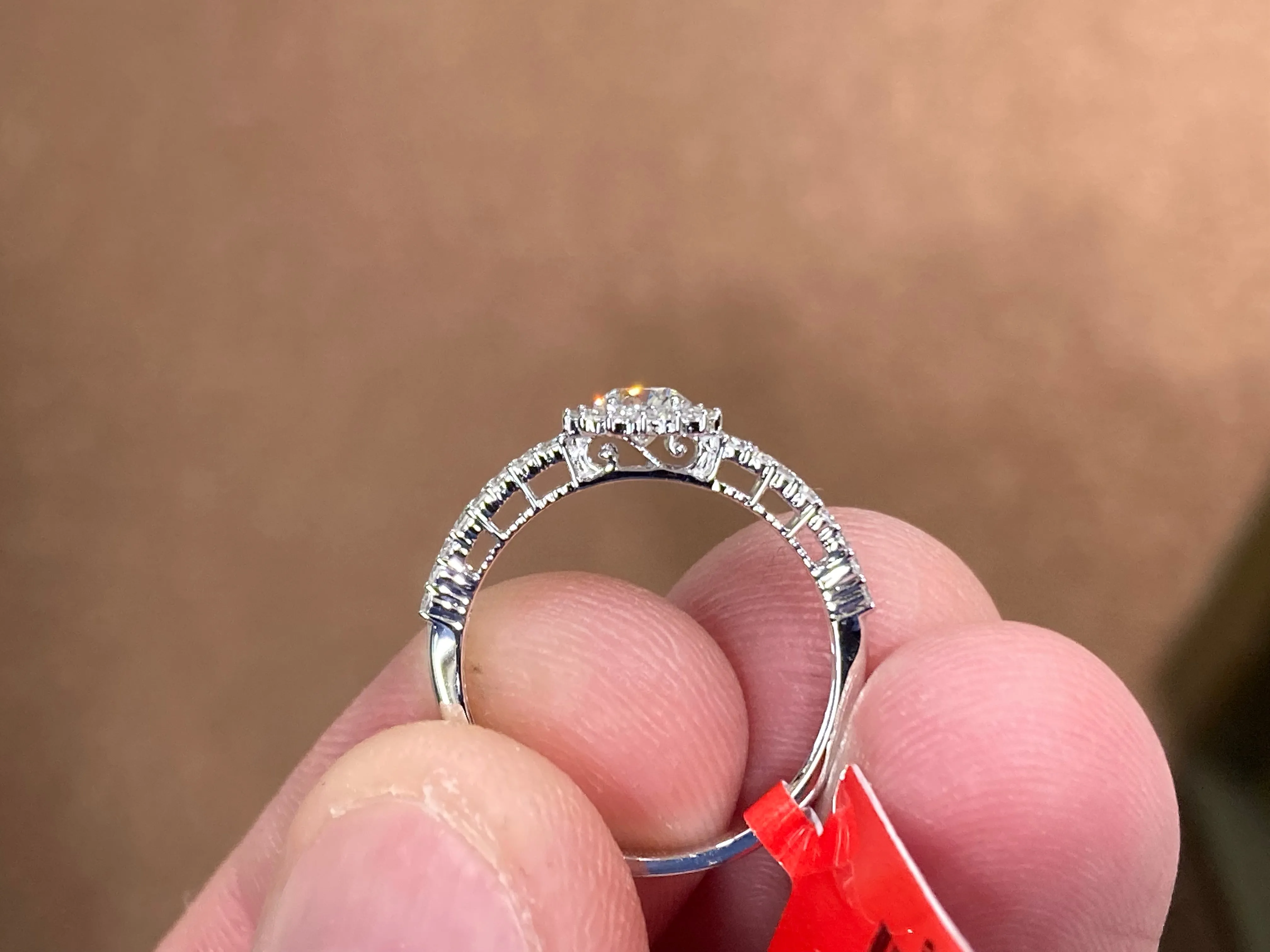 Diamond White Gold Engagement Ring