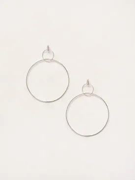 Double Drop Hoop Earrings