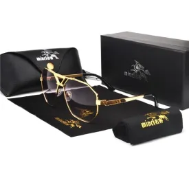 Gold Trim Tinted Sunglasses