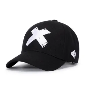 Hip Hop Cap X Embroidery Baseball Snapback Cap