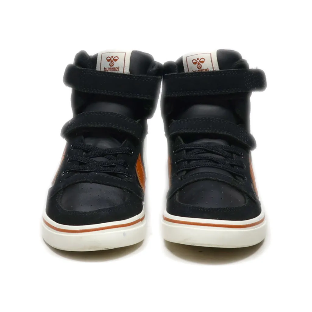 Hummel Sneakers Leather Black Colour For Kids