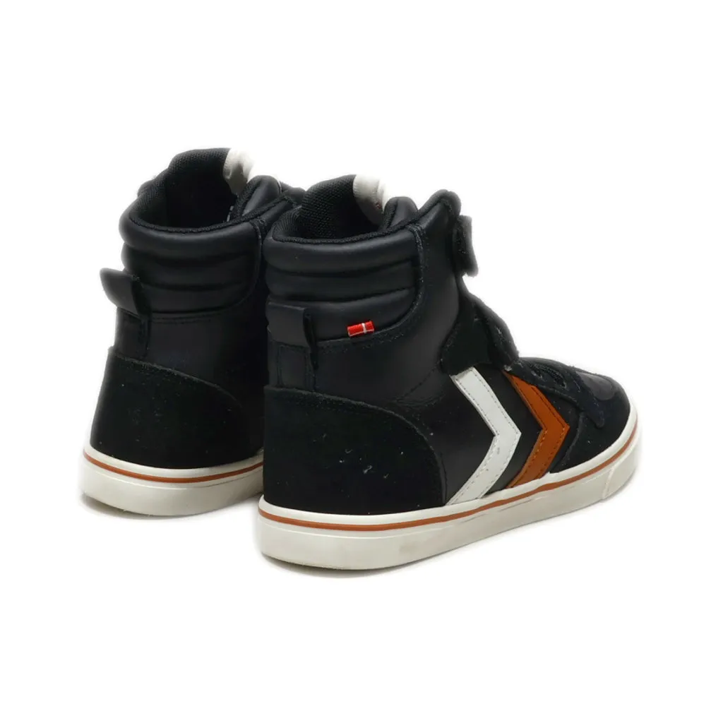 Hummel Sneakers Leather Black Colour For Kids