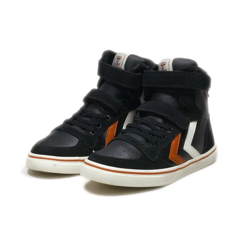 Hummel Sneakers Leather Black Colour For Kids