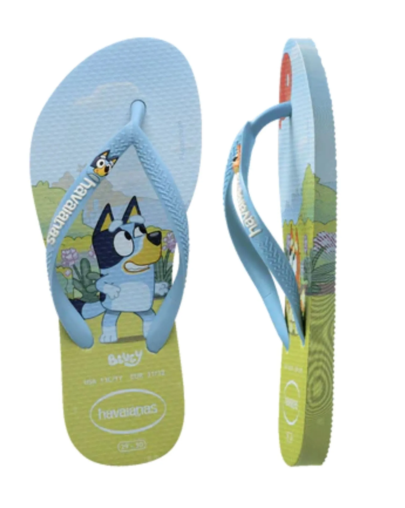 Kids Slim Bluey Thongs