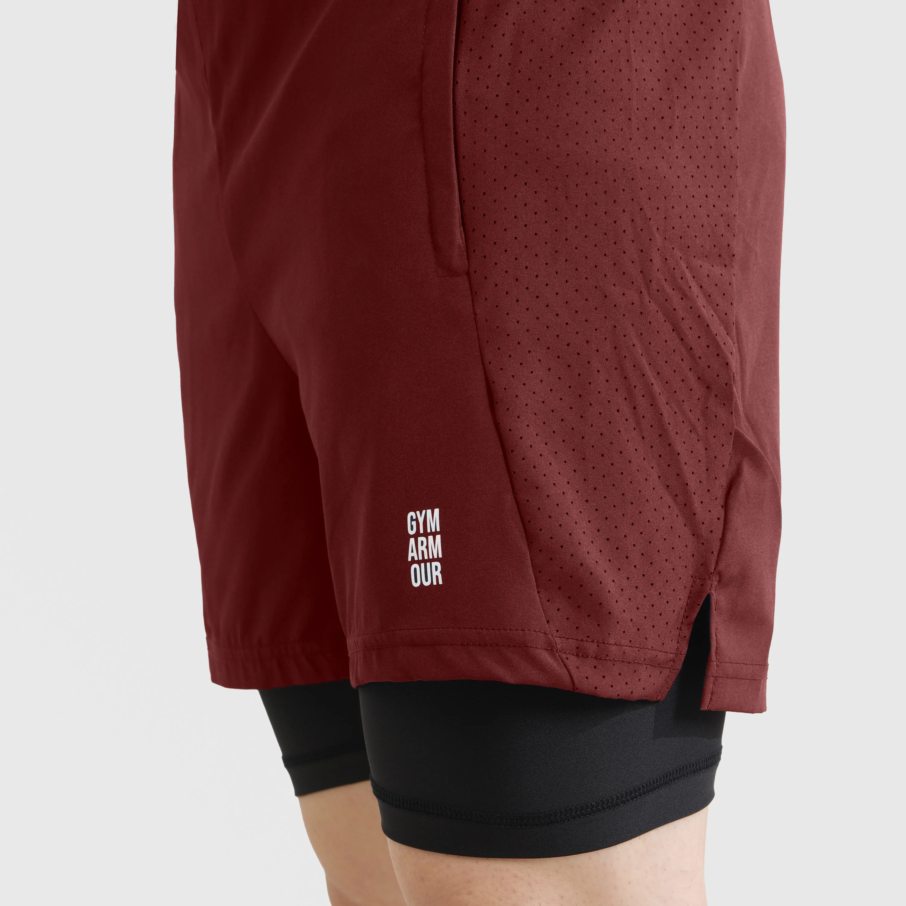 Laser Grip Shorts (Maroon)