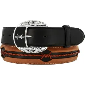 Leegin Justin Men's Aged Bark Fenced in Belt