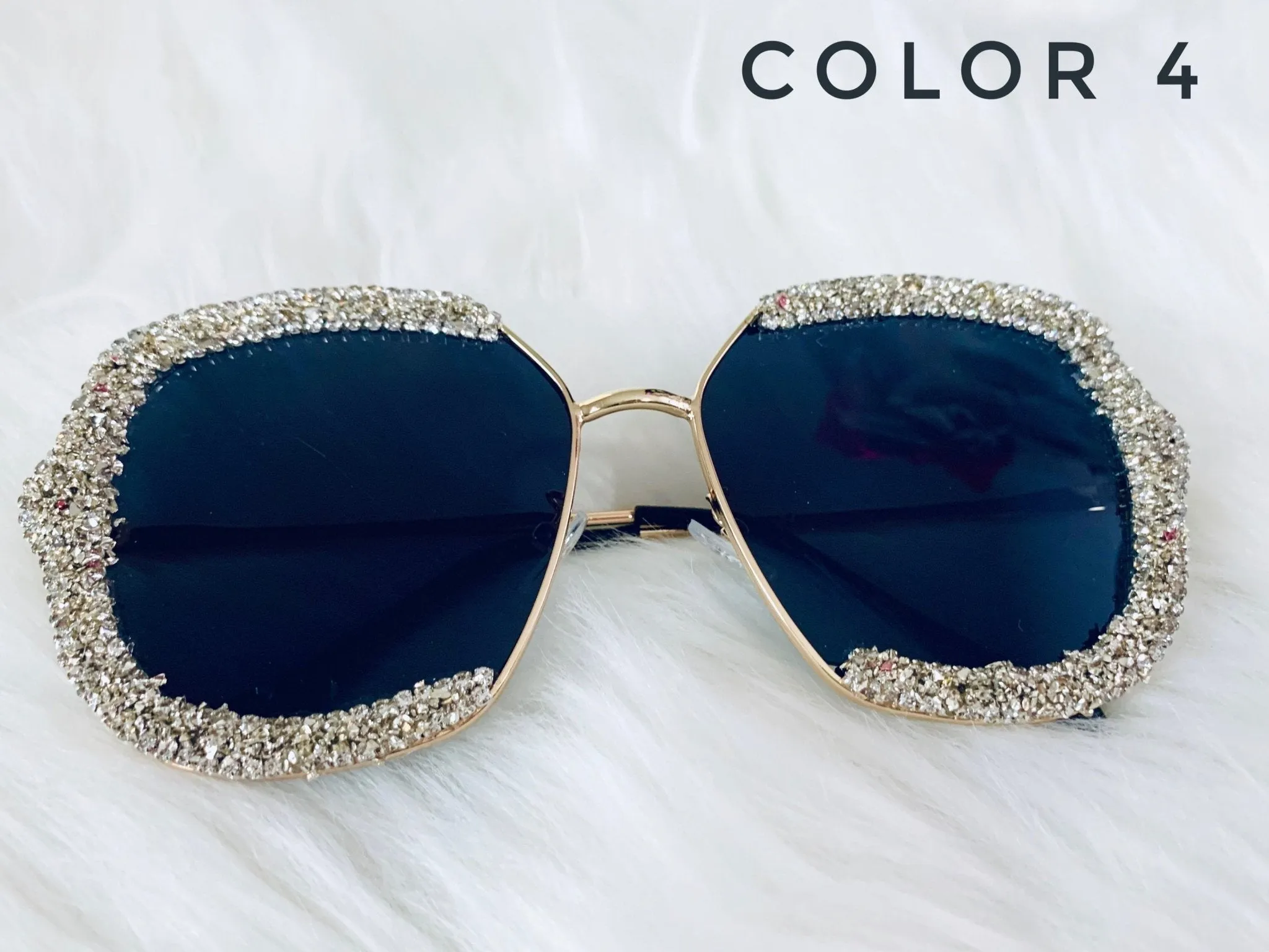 Luxury Rhinestone Rimless Sunglasses | Women Sunglasses