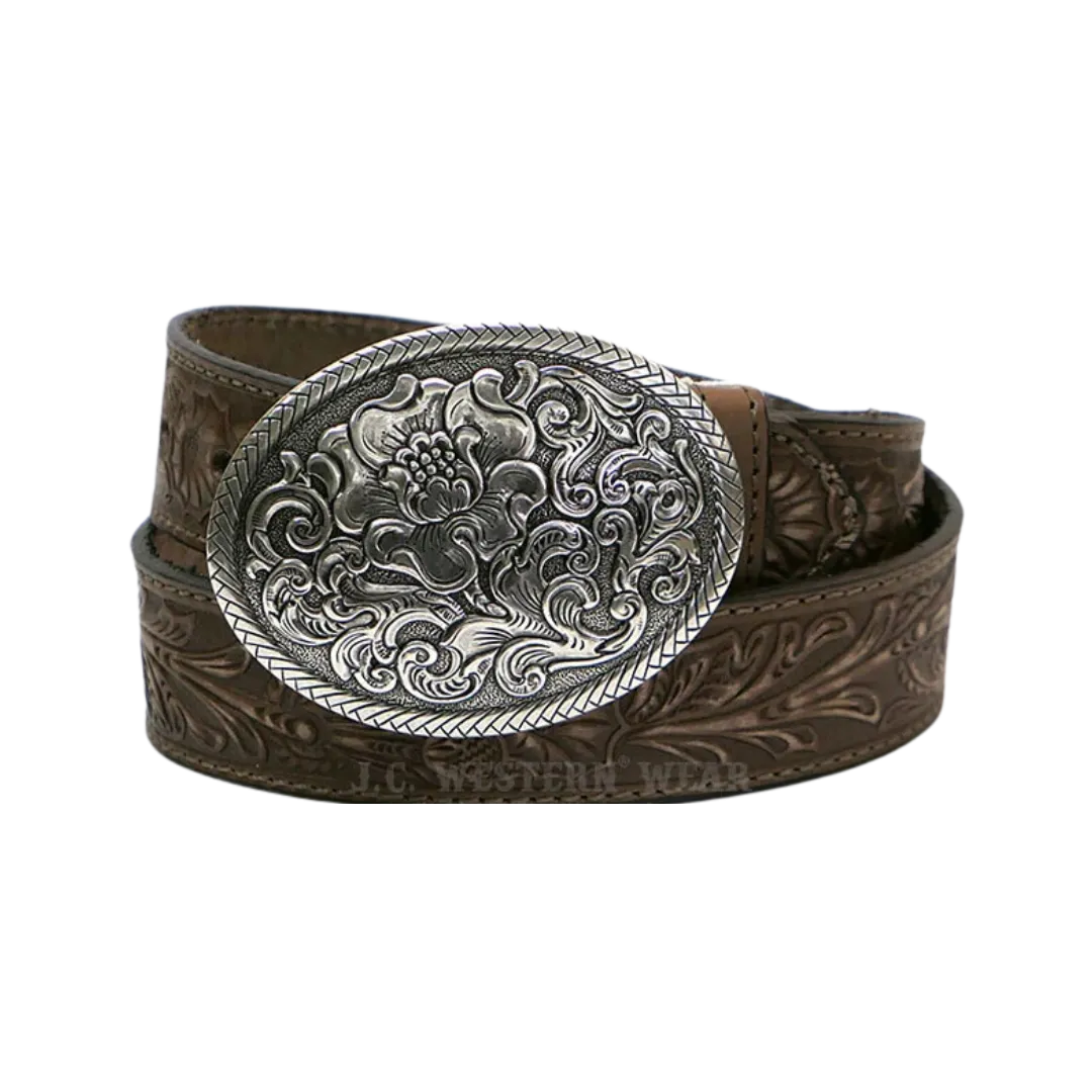 M&f Womens Nocona Tooled Leather Belt