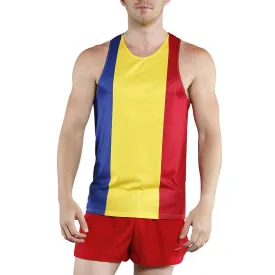 Men's Competitor Lite Printed Singlet [O-R] - Romania