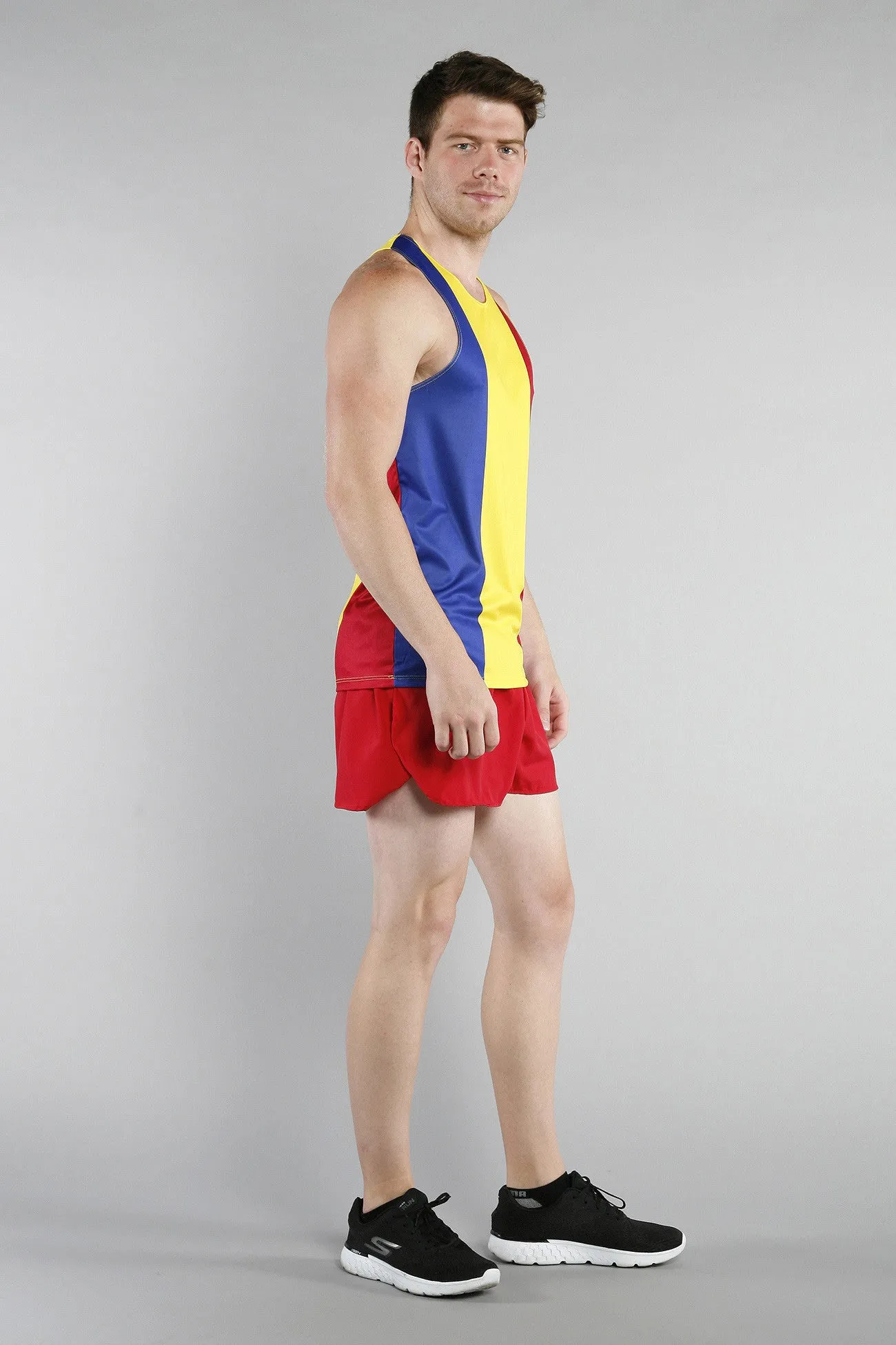 Men's Competitor Lite Printed Singlet [O-R] - Romania