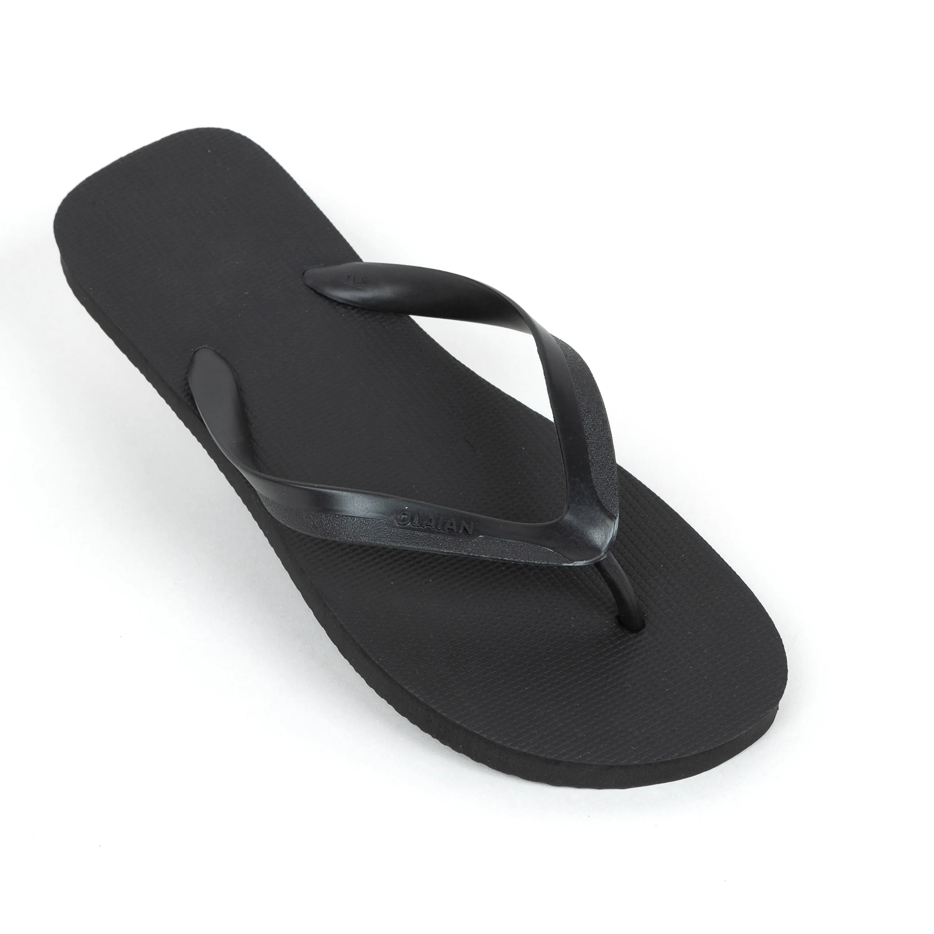 Men's surf flip-flops black TO 100 NEW Olaian