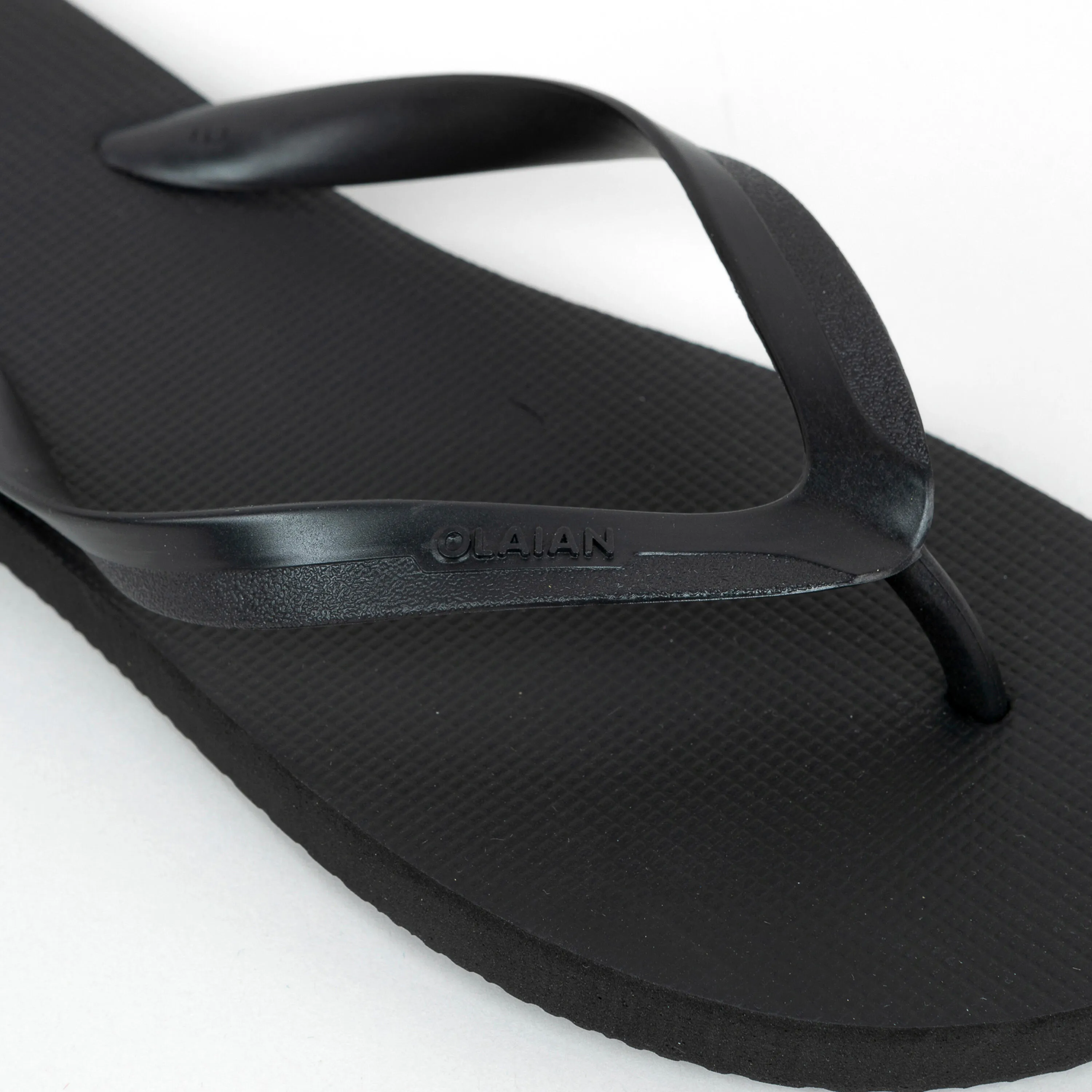 Men's surf flip-flops black TO 100 NEW Olaian