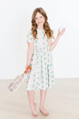 Mila & Rose Pickleball S/S Pocket Twirl Dress