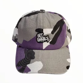 Mini Logo Dad Hat Purple Camo