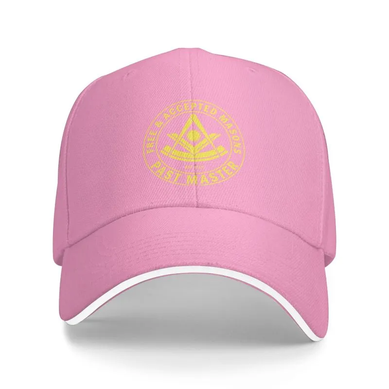 Past Master Blue Lodge Baseball Cap - Free & Accepted Mason Adjustable - [Multiple Colors]