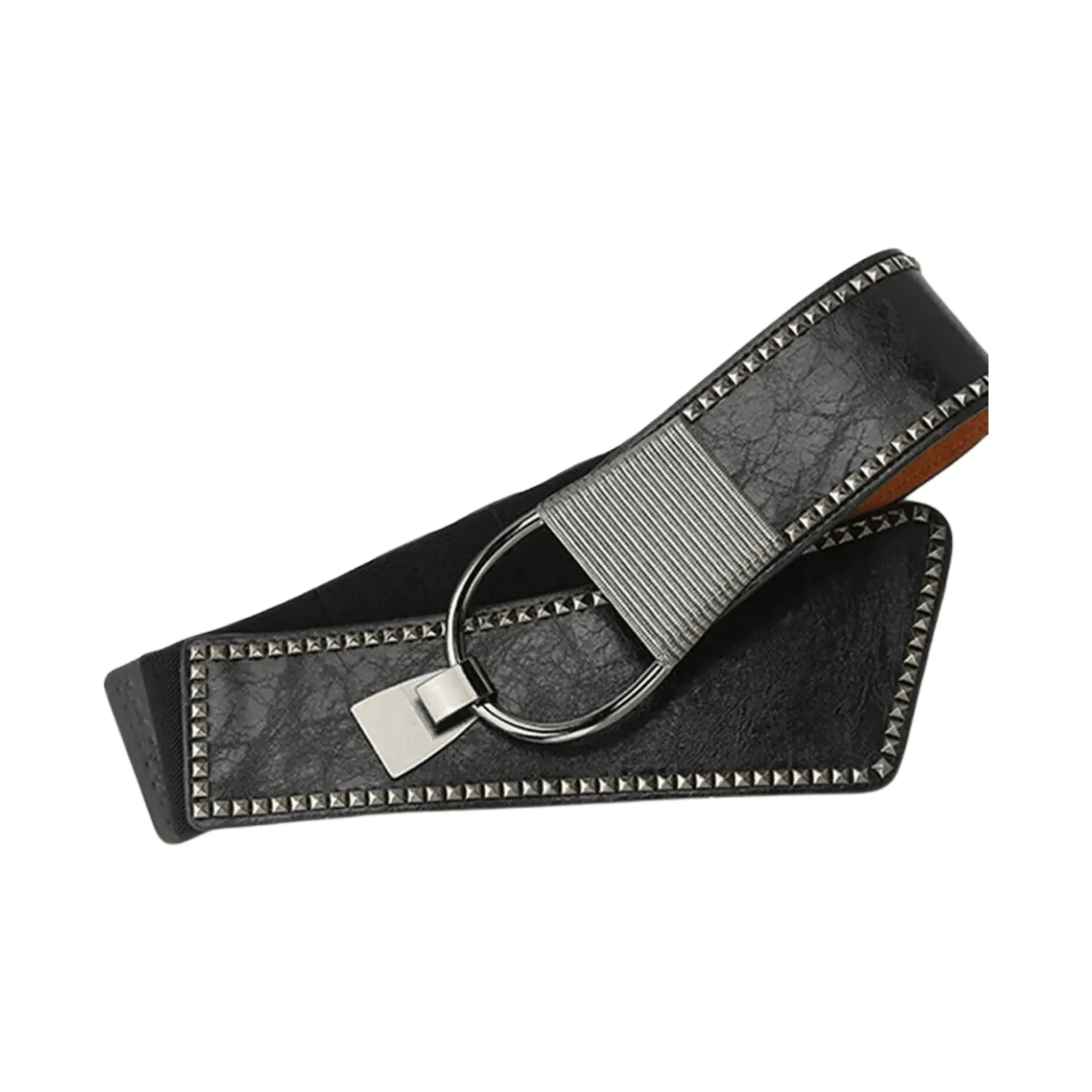 Pre Order:  Vegan Leather Studded Waist Belt