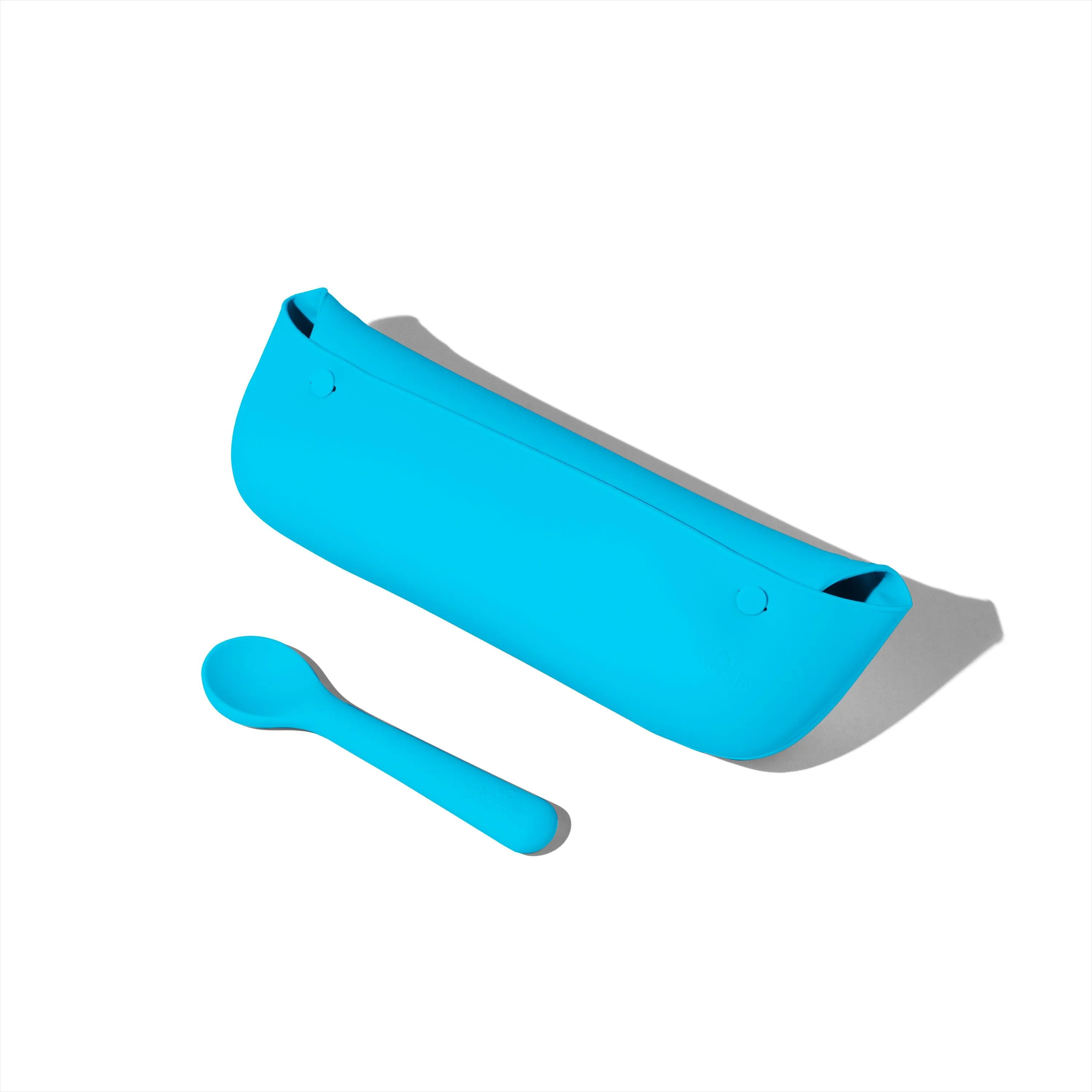 Roll & Go Silicone Bib   Spoon