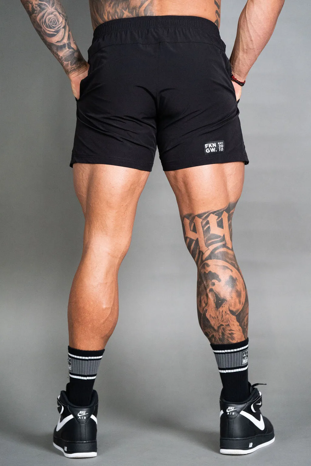 Steel Classic | Men's Gym Shorts | Black