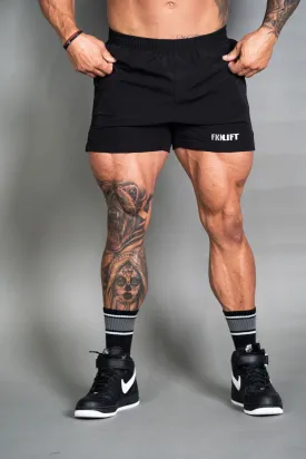 Steel Classic | Men's Gym Shorts | Black