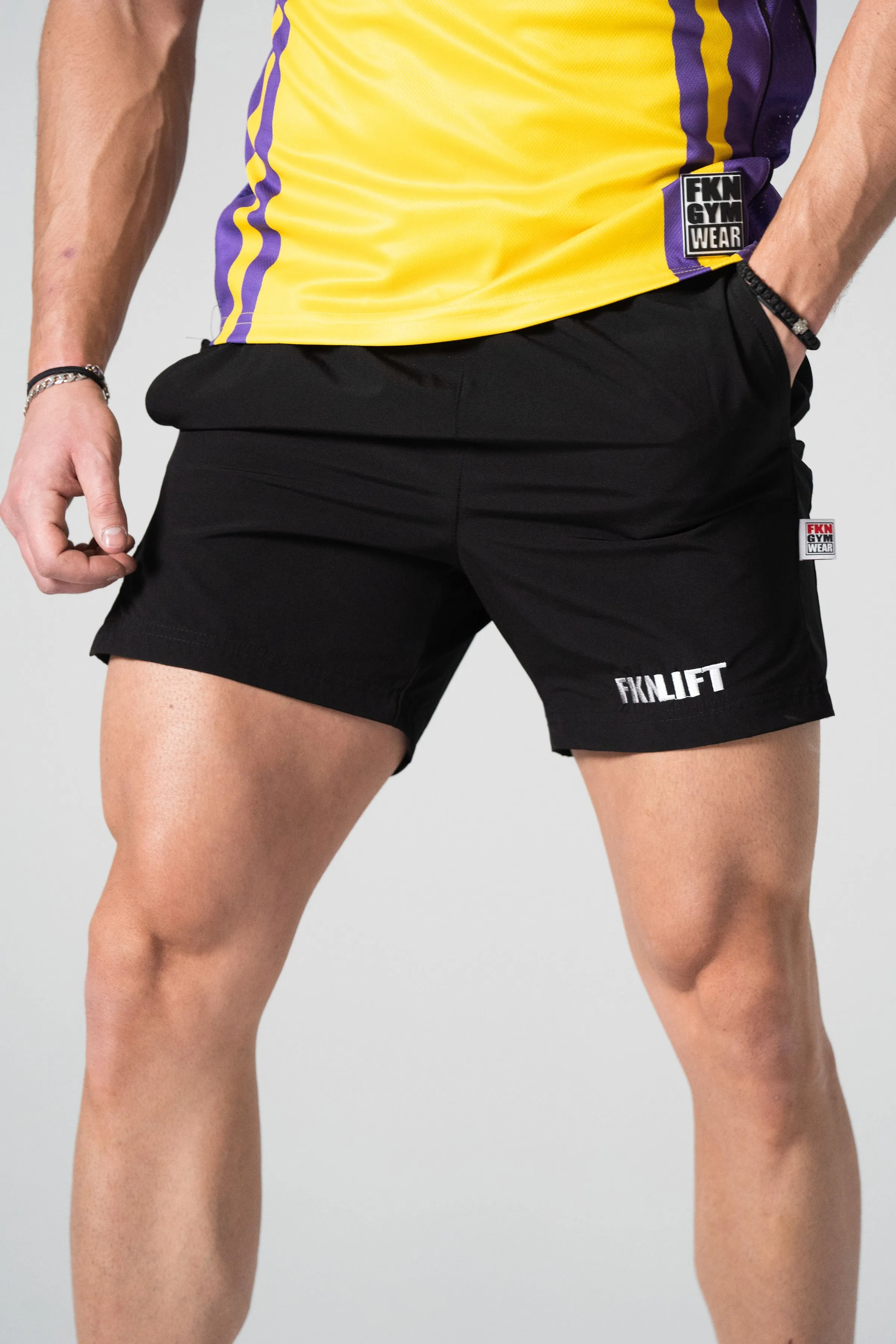 Steel Classic | Men's Gym Shorts | Black