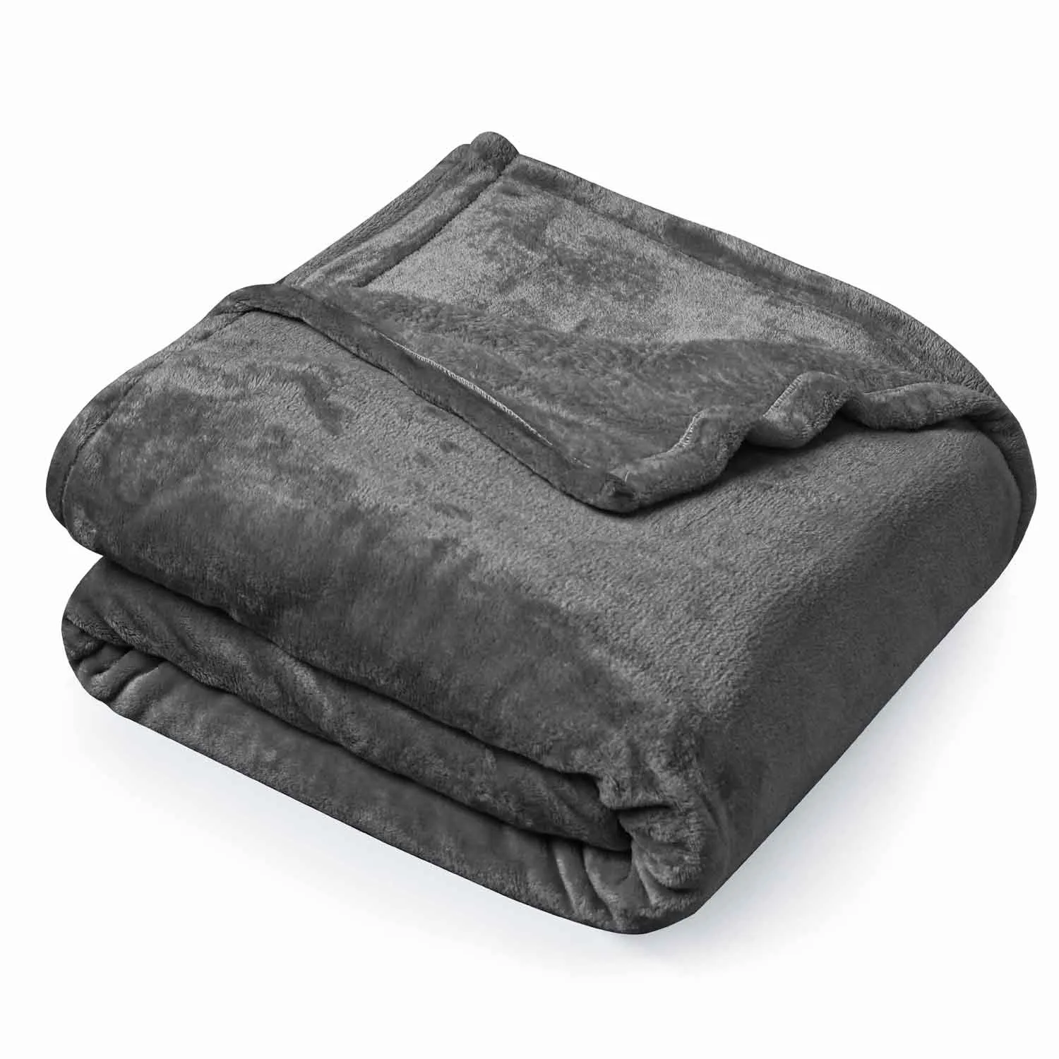 Supersoft 310 gsm Snuggly AC Fleece Blanket Grey