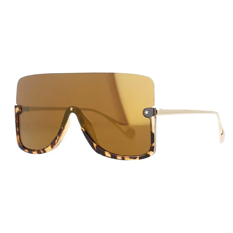 TEEK - Top Shield Bottom Frame Sunglasses