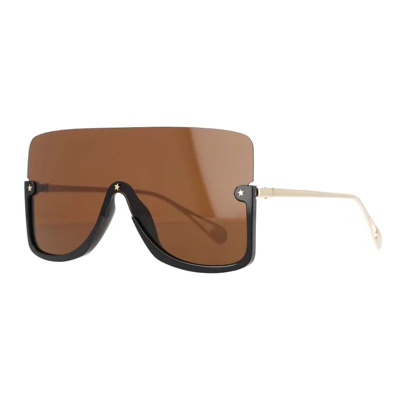 TEEK - Top Shield Bottom Frame Sunglasses