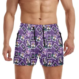 Villain Cards Men's Quick Dry Athletic Shorts