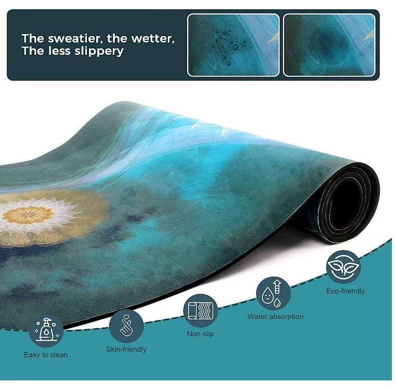 Yoga Mat 72"x 26" x 6mm - Non-Slip, with Carrying Strap